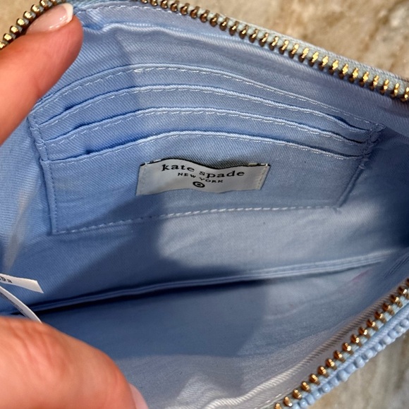 KATE SPADE x Target Life of the Party Beaded Clutch- York Blue/ Green - Picture 6 of 7